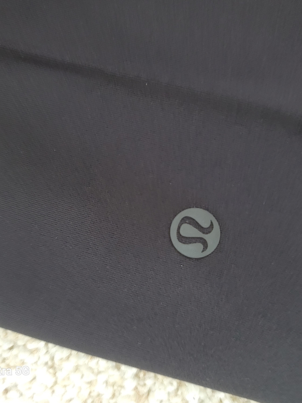 lululemon athletica Women's Black Pants with Signature Logo